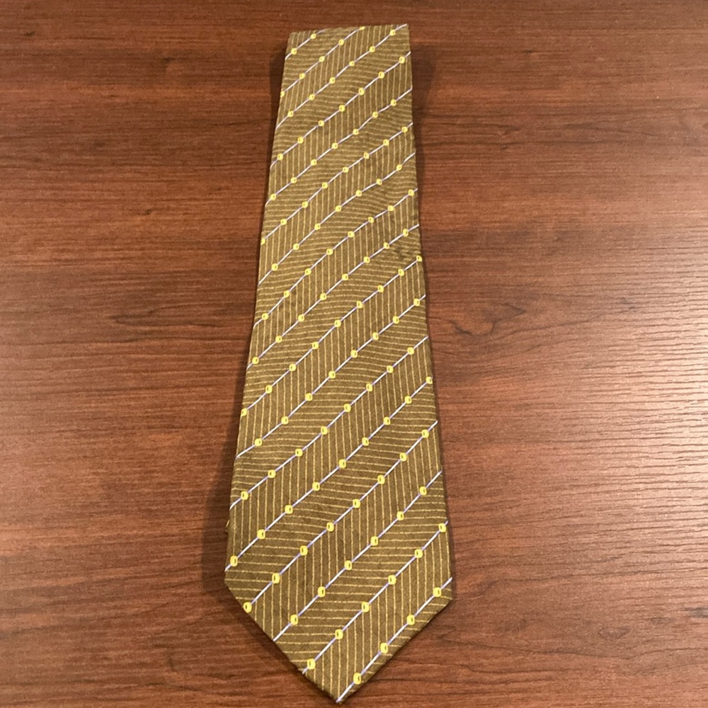 Calvin Klein Collection Green Tie